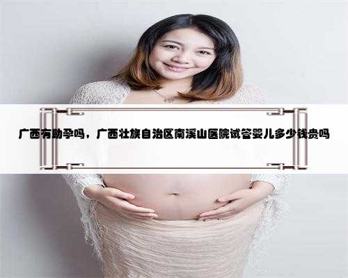 广西有助孕吗，广西壮族自治区南溪山医院试管婴儿多少钱贵吗